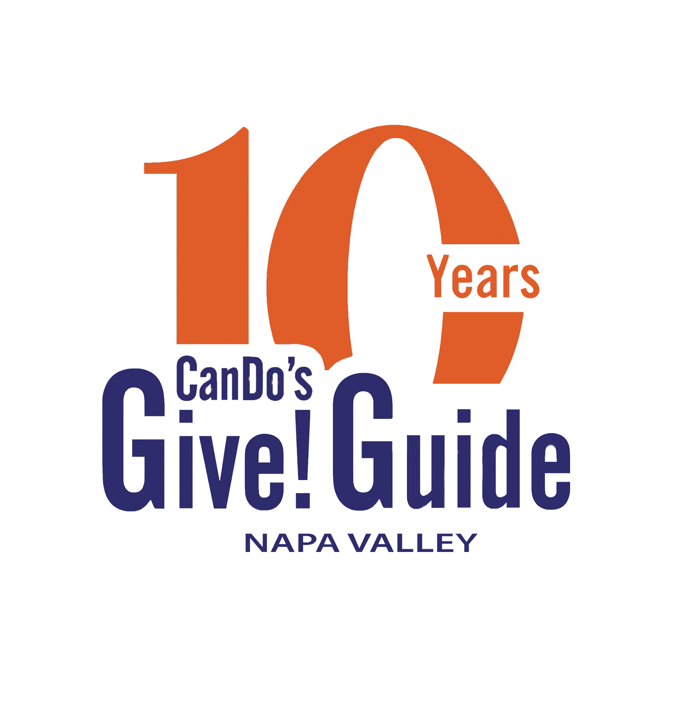 Give!Guide 10 year logo