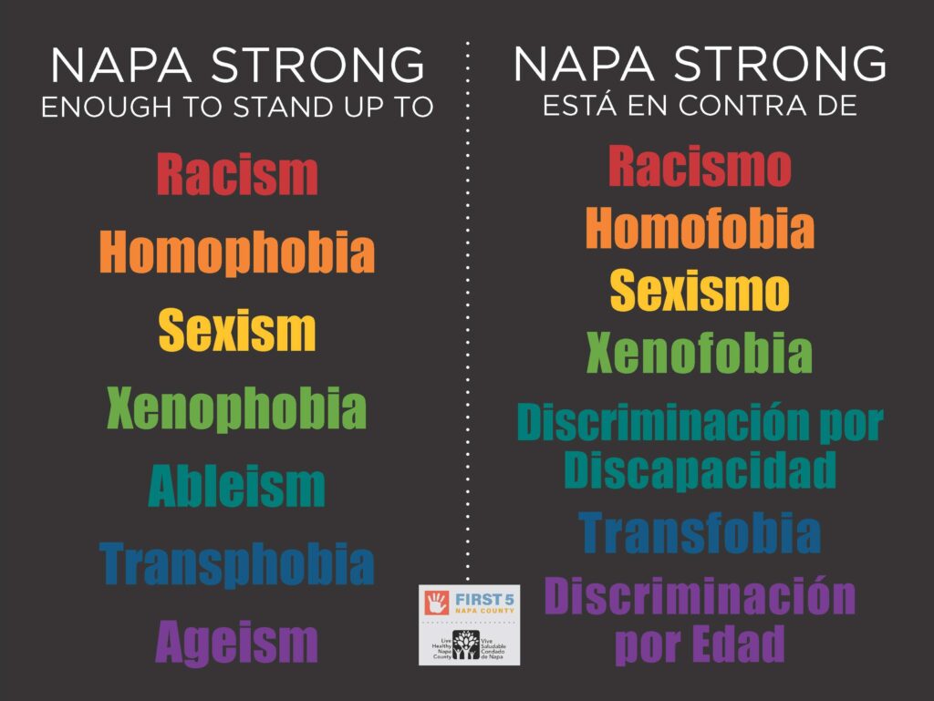 Napa strong enough to stand up to hate.