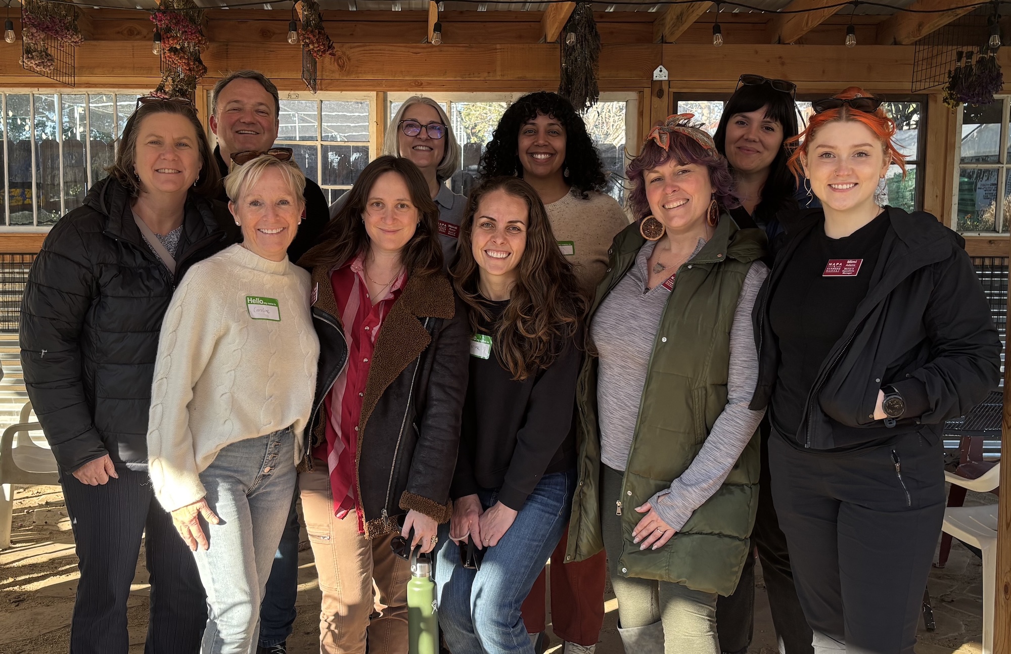 Board-staff 2025 morningsun copy Napa Farmers Market board and staff 2025